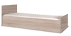Postel Maximus 80x200 cm světlý dub sonoma krásná moderní designová postel do dětského pokoje a pokoje pro mládež 