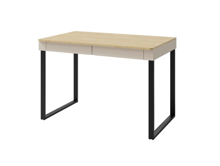 Nábytková sestava Paguro pískově béžová / olejovaný dub ideální do dětského pokoje nebo pokoje pro mladé v módním stylu