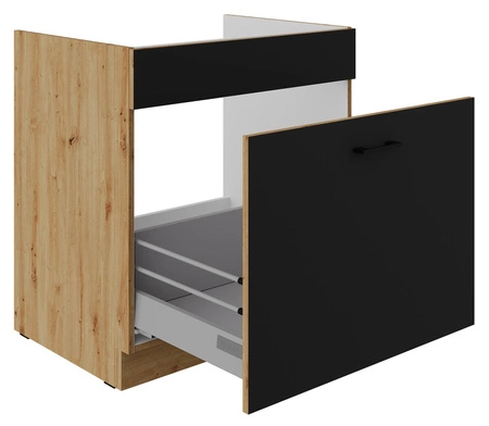 Kuchyňská dřezová skříňka se zásuvkou Monza 80 ZL 1S BB skříňka odolná vůči páře, teplu a rozlitým tekutinám