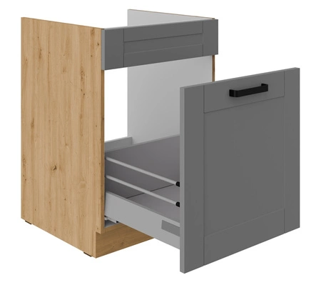 Kuchyňská dřezová skříňka se zásuvkou Asti 60 ZL 1S BB skříňka odolná proti páře, rozlití a teplu