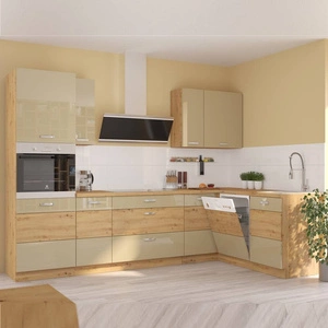 Arton 285x110 cm rohová sestava kuchyňského nábytku ideální pro interiéry v klasickém i moderním stylu