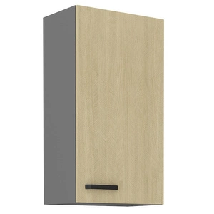 Kuchyňská nástěnná skříňka Chevron 50 G-90 1F s dekorativním dekorem rybí kosti Skříňka odolná proti vlhkosti a poškození