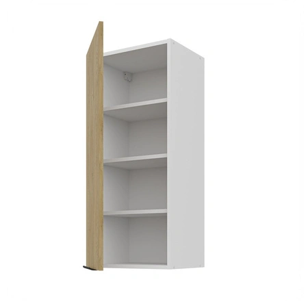 Kuchyňská nástěnná skříňka Cremona 40 G-90 1F s kovovou hranou úchytky odolná proti vlhkosti a poškození skříňky