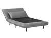 Polohovací křeslo Spike grey funkční a moderní pohodlí a zároveň relaxační bukové nohy