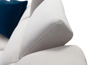 Kelly Elegantní VI rohová pohovka s funkcí spaní hnědá levá strana moderní designová rohová pohovka do obývacího pokoje s nastavitelnými opěrkami hlavy