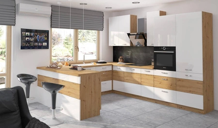 Rohová kuchyňská skříňka Alpine 60x60 GN-72 2F odolná proti rozlití a teplu