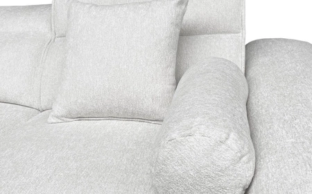 Rozkládací pohovka Viano II šedomodrá levá designová rohová rozkládací pohovka, která se hodí do moderního bydlení