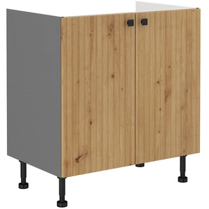 Skříňka pod dřez Scandi 80 ZL 2F BB skříňka odolná proti páře vysoké teplotě a rozlité tekutině