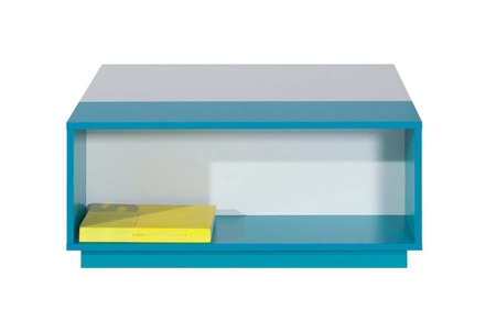 Dětský nábytek Mobi 2 bílá / tyrkysová ideální do dětského pokoje nebo pokoje pro mladé v módním stylu