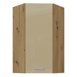 Rohová kuchyňská nástěnná skříňka Arton 60x60 GN-108 1F odolná vůči páře, vysoké teplotě a rozlitým tekutinám