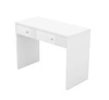 Psací stůl Kamma se zásuvkami bílý stylový a funkční do pracovny nebo do pokoje pro mládež