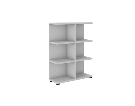 Knihovna Even 84 cm světle šedá ideální knihovna do pracovny nebo pokoje teenagera vysoká kvalita zpracování