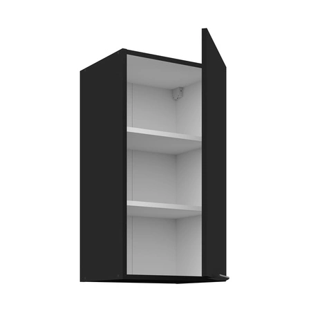 Sada kuchyňského nábytku Black 260 cm kovové úchytky skříňky vypadají skvěle v moderních interiérech