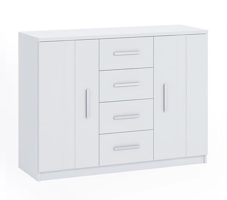 Ložnicová sestava nábytku Rico bílá nadčasový design ložnicová sestava nábytku z vysoce kvalitní laminované desky