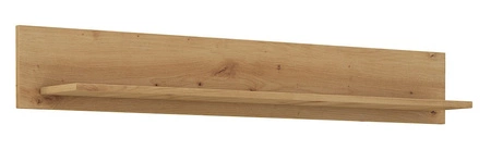 Nástěnná skříňka Scandi dub artisan / bílá klasický design nástěnné skříňky do obývacího pokoje stylové frézované fronty kovové úchyty