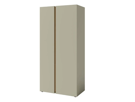 Šatní skříň Paguro 90 cm eukalyptus / baltický dub dune moderní design s povrchovou úpravou ABS šatní skříň do pokoje pro mládež