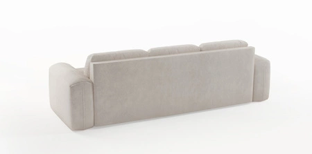 Pohovka s funkcí spaní Arbon brick pohodlná a stylová pohovka do obývacího pokoje měkká plyšová látka dodává jedinečný charakter