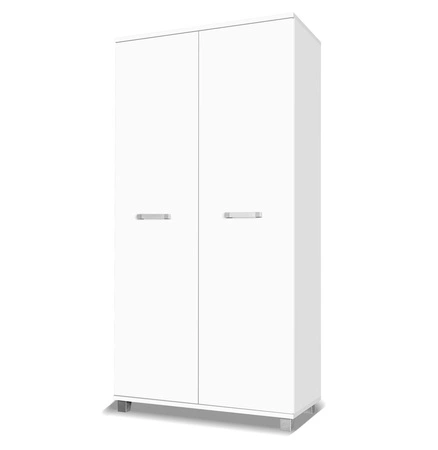 Nábytková sestava Maximus v bílé barvě ideální do dětského pokoje nebo pokoje pro mladé v módním stylu