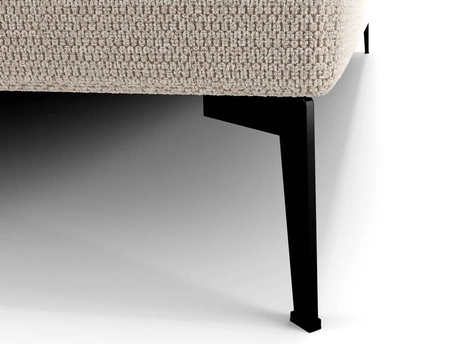 Kontinentální postel Irvine 140x200 béžová Stylová postel s úložným prostorem na lůžkoviny a vysokým čelem zaujme svým elegantním designem