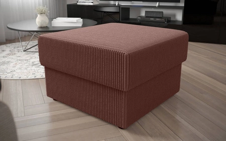 Fogu puf indická růžová stylový design puf ideální pro doplnění aranžmá měkká manšestrová tkanina s výraznými pruhy