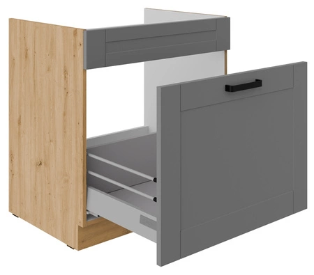 Kuchyňská dřezová skříňka se zásuvkou Asti 80 ZL 1S BB skříňka odolná proti páře, rozlití a teplu