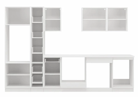 Kuchyňská sestava nábytku s pracovní deskou Toni 300 cm bílá / pastelově zelená nábytek vypadá skvěle v moderních interiérech