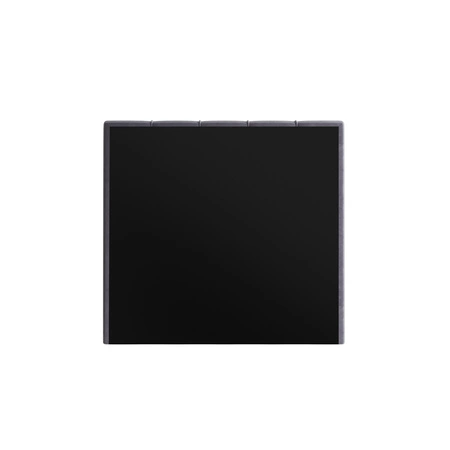 Kontinentální postel Casey 120x200 modrá v moderním skandinávském stylu s čalouněným čelem postele s úložným boxem