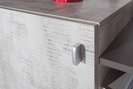 Tablo 90 cm komoda se zásuvkami grafit / enigma bezproblémové používání a odolnost stylový a funkční doplněk do kanceláře a pokoje teenagera