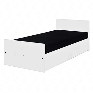 Postel Penelope 80x200 cm s kontejnerem na lůžkoviny bílá funkční kus nábytku do dětského pokoje nebo pokoje pro mládež