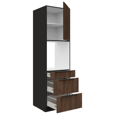 Brianza 60 DPS-210 3S 1F kuchyňská skříňka se zásuvkami pro instalaci trouby kovové úchyty odolné proti vlhkosti