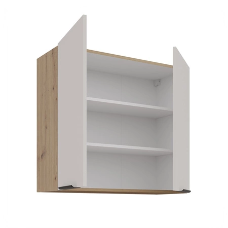 Sada kuchyňského nábytku Soela 260 cm elegantní kuchyňské skříňky v jemných a přírodních barvách úchyty s kovovými hranami