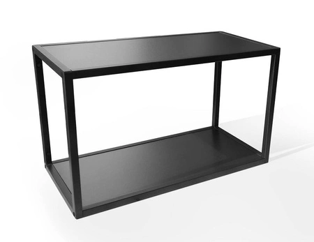 Černá sada kuchyňského nábytku 260 cm kovové úchytky skříňky vypadají skvěle v moderních interiérech