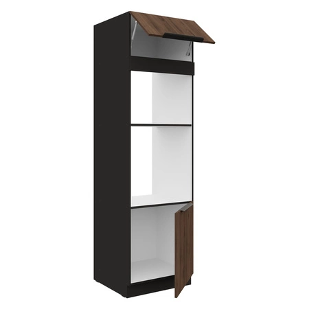 Brianza 60 DPM-210 2F kuchyňská skříňka pro vestavnou mikrovlnnou troubu a troubu, odolná vůči páře, teplu a rozlitým tekutinám