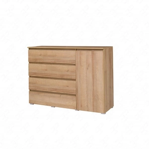 Komoda Simple 138 cm dub riviera funkční nábytek do obývacího pokoje pro mladé nebo do kanceláře