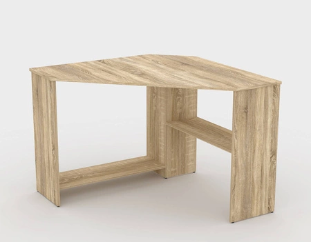 Rohový psací stůl Rino 80x80 cm dub sonoma stylový a funkční do kanceláře, pracovny nebo pokoje pro mládež