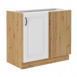 Přídavná rohová kuchyňská linka Scandi 105 ND 1F BB skříň napravo je odolná vůči páře vysoké teplotě a rozlité kapalině