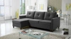 Rohová sedací souprava s funkcí spaní Terni grafit levá Praktická a funkční rohová sedací souprava s prostornými nádobami na lůžkoviny