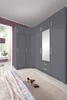 Zrcadlová skříňka Caspe 150 cm antracitový moderní design povrchová úprava ABS a hliníkové úchyty
