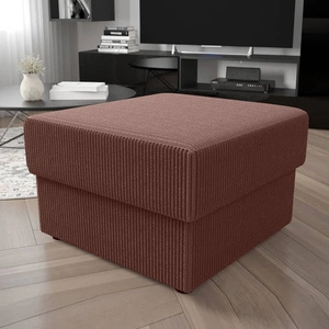 Fogu puf indická růžová stylový design puf ideální pro doplnění aranžmá měkká manšestrová tkanina s výraznými pruhy