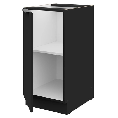 Sada kuchyňského nábytku Black 260 cm kovové úchytky skříňky vypadají skvěle v moderních interiérech