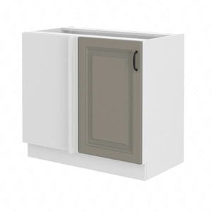 Přídavná rohová kuchyňská linka Kastos 105 ND 1F BB levá skříň odolná proti páře vysoké teplotě a rozlité kapalině