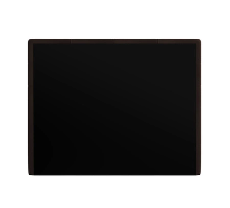 Hnědá kontinentální postel Kingston 120x200 v moderním skandinávském stylu s čalouněným čelem s krystaly postel s úložným boxem