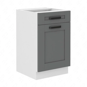 Skříňka se zásuvkou a policí Avola 50 D 1F 1S BB skříňka odolná proti páře, rozlití a teplu