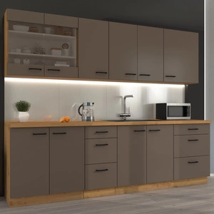 Sada kuchyňského nábytku Rimini 260 cm jedinečný styl skříněk se hodí do každého stylu kuchyně