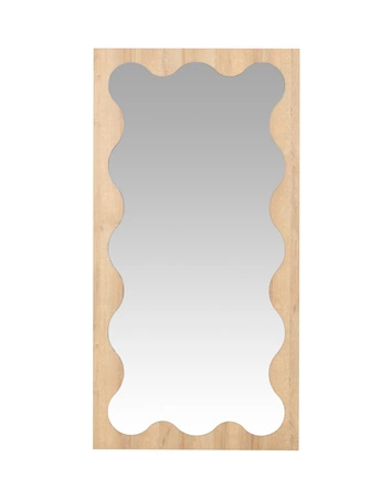 Zrcadlo Noma 100x195 cm dub riviera moderní a funkční zrcadlo dekorativní doplněk do předsíně nebo šatny obdélníkové zrcadlo