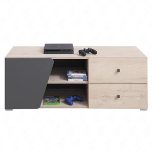 RTV skříňka Dzeta 120 cm dub / antracit ideální do pokoje pro mládež TV skříňka v moderních barvách