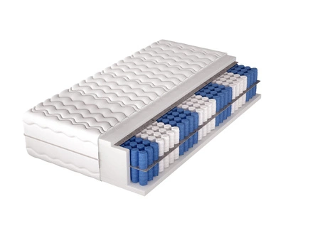 Taštičková pružinová matrace Superking Standard 90x200 cm 7 zón tvrdosti hypoalergenní každá pružina umístěna v samostatné materiálové kapse