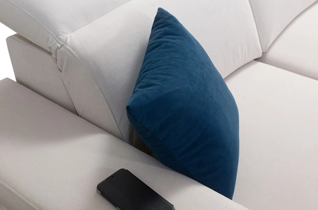 Kelly Sleek VIII rozkládací pohovka levandulová růžová pravá strana stylové rohové pohovky do obývacího pokoje poskytuje pohodlí při relaxaci