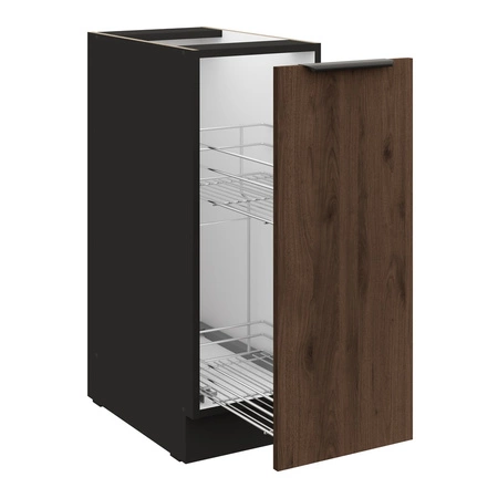 Rohová sestava kuchyňského nábytku Tarraco / Brianza 310x250 cm kovové úchytky skříněk vypadají skvěle v moderních interiérech