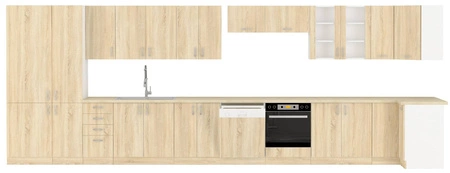 Kuchyňská skříňka Sold 40 DK-210 kuchyňská linka odolná vůči vnějším faktorům jako je pára vysoká teplota a rozlité tekutiny